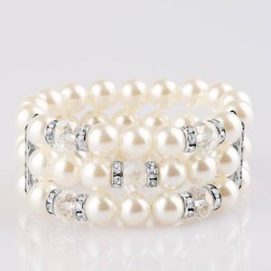 Undeniable Dapper White Bracelet